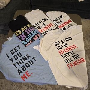 Bundle of Graphic Taylor Swift T-Shirts 🫶